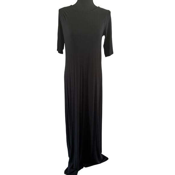 Rachel Pally Women's Davia Short Sleeve Maxi Dress, Black, LG (NWT) - Picture 3 of 10